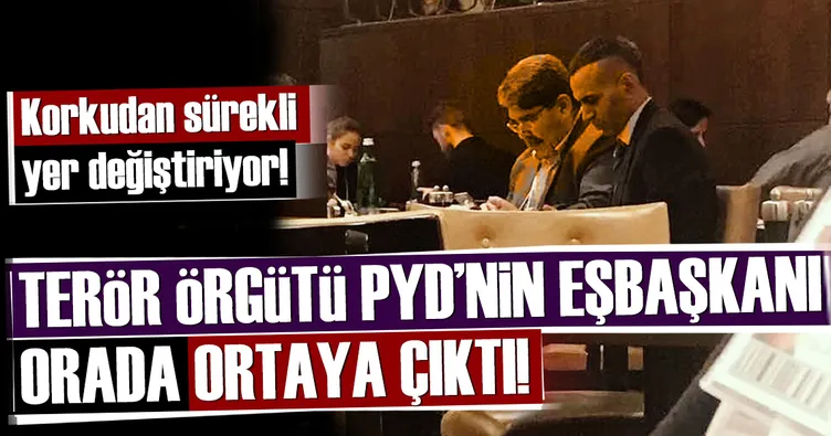 Terör örgütü PYD'nin eşbaşkanı Salih Müslim o otelde ortaya çıktı