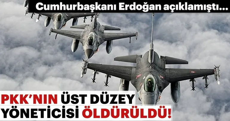 PKK’lı üst düzey yöneticisi öldürüldü