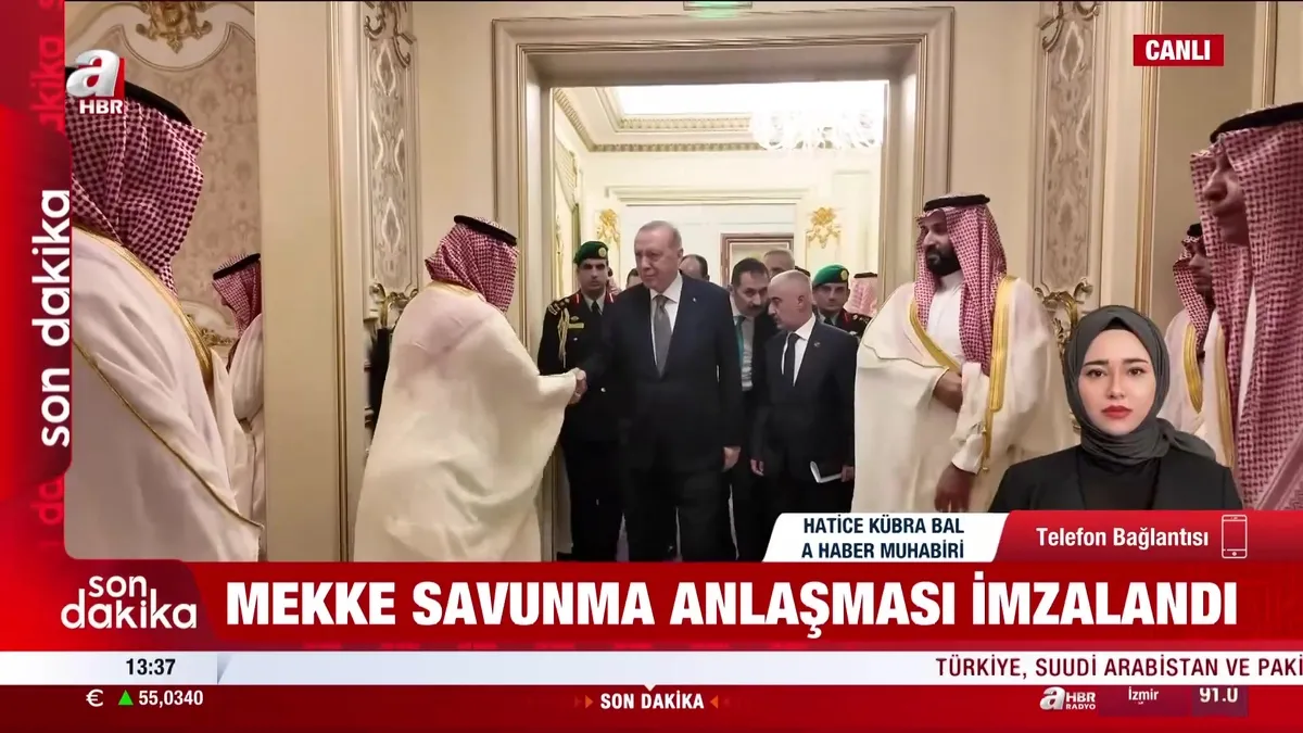 SON DAKİKA: Türkiye, Suudi Arabistan ve Pakistan ‘Mekke Savunma Anlaşması’nı imzaladı! Başkan Erdoğan’dan kritik görüşme | Video videosunu izle SON DAKİKA: Türkiye, Suudi Arabistan ve Pakistan ‘Mekke Savunma Anlaşması’nı imzaladı! Başkan Erdoğan’dan kritik görüşme | Video videosunu izle