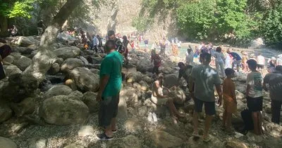 Muğla'daki Saklıkent Kanyonu'nda bayram tatili yoğunluğu #mugla