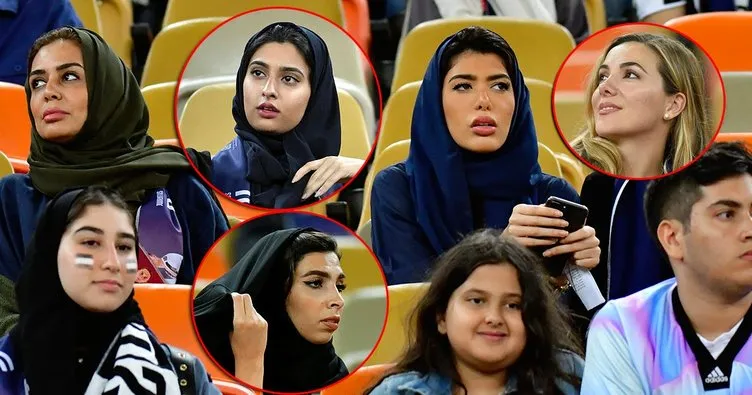Suudi Arabistan’da oynanan Juventus-Milan maçına kadın taraftarlar damga vurdu