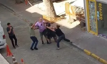 Tekirdağ'da kiracının biber gazlı dehşeti kamerada #tekirdag