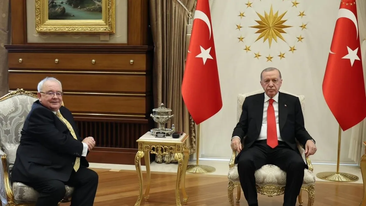 Başkan Erdoğan, İrlanda Meclis Başkanı Sean O Fearghail’i kabul etti