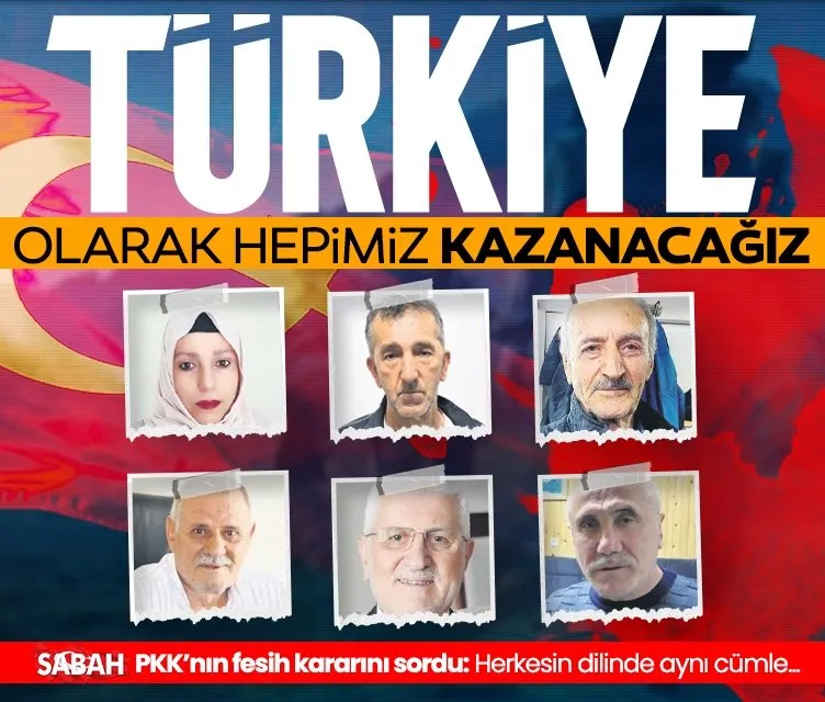 SON DAKİKA | Fesih ve silah bırakma kararı vatandaşları mutlu etti Türkiye olarak hepimiz kazanacağız