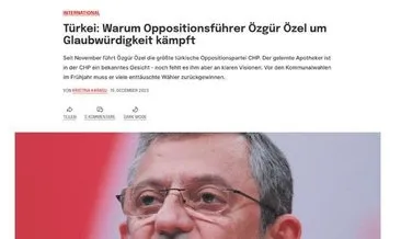Alman dergisi yazdı: Özgür Özel’in vizyonu yok
