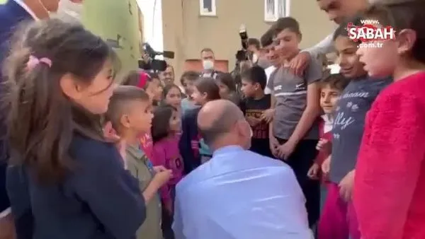 Bakan Soylu Şırnaklı çocuklarla… Doktor, polis, öğretmen ve başkan olmak istiyorlar! | Video