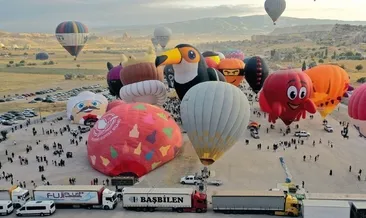 Kapadokya’da balon şöleni