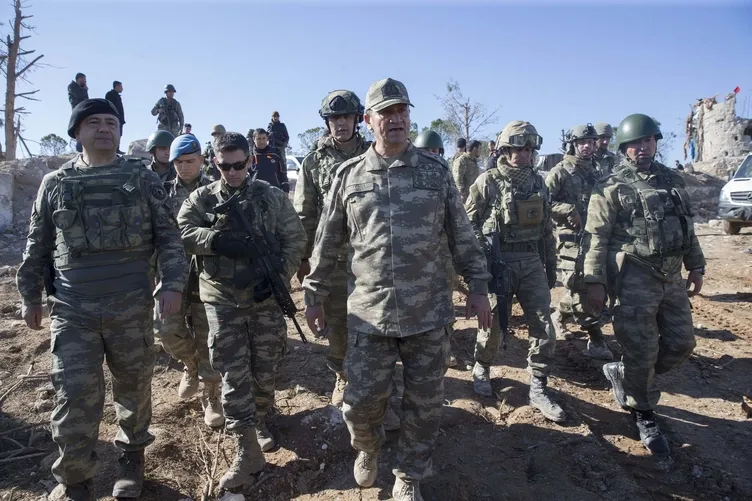 Son Dakika Haberi: Zeytin Dalı Harekatı'nın komutanı Korgeneral Temel, Burseya Dağı'nda