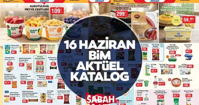 BİM AKTÜEL 16 HAZİRAN KATALOĞU ÇIKTI! Bu hafta BİM’de neler var? İşte, Salı günü fırsatları!