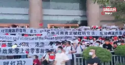 Çin’de banka protestosu | Video