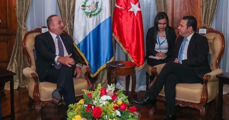 Dışişleri Bakanı Çavuşoğlu Guatemala’da