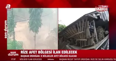 Son dakika: Başkan Erdoğan duyurdu! Rize’de sele maruz kalan bölgeler Afet Bölgesi ilan edilecek | Video