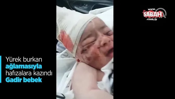 İdlibli Gadir bebek Rus bombalarına inat yaşama tutundu