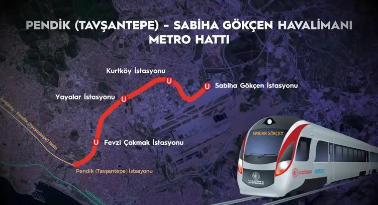 İstanbul’a büyük kolaylık sağlayacak! İşte Sabiha Gökçen Havalimanı Metro Hattı’nın özellikleri ve ulaşım süreleri
