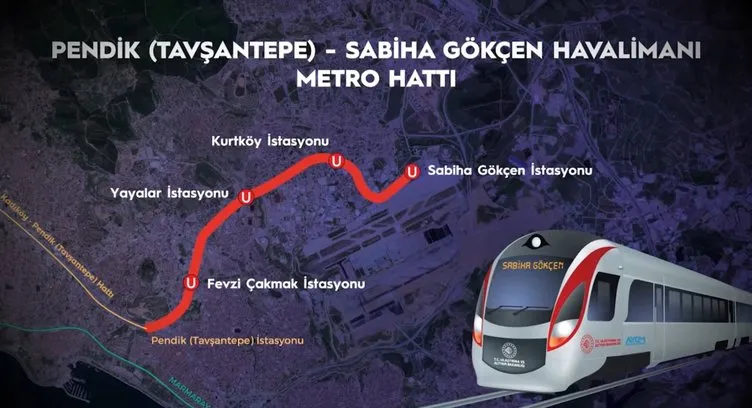 İstanbul’a büyük kolaylık sağlayacak! İşte Pendik-Sabiha Gökçen Havalimanı Metro Hattı’nın özellikleri ve ulaşım süreleri