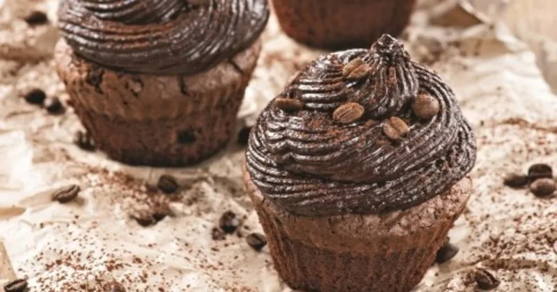 Kahveli brownie cupcake