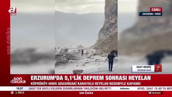 Son Dakika: Erzurum Valisi Okay Memiş'ten deprem açıklaması: ''Birkaç köyde yıkım ihbarı aldık, can kaybı ihbarı yok''