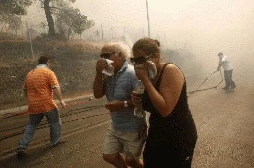 Komşuda yangın