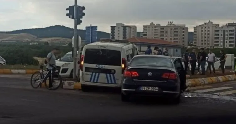Şanlıurfa’da polis arabası kaza yaptı: 2 yaralı