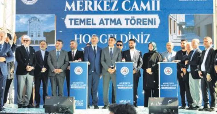 Nurtepe Merkez Camii’nin temeli atıldı