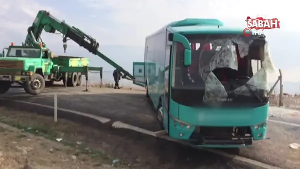 Cenaze için İstanbul'dan Çankırı'ya gelen otobüs yan yattı: 34 yaralı