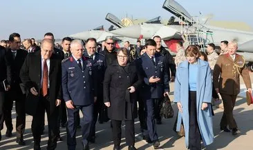 MSB paylaştı: Eurofighter Typhoon savaş uçağı Mürted Hava Üssü'ne indi #ankara