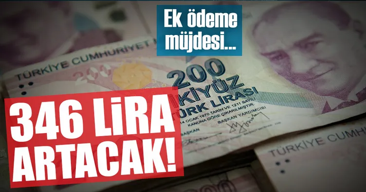 Gelirler 346 lira artacak!