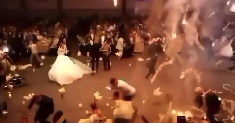 Son dakika | Düğün değil resmen facia: Gelin ve damat dans ettiği sırada başlayan felakette yasak madde detayı