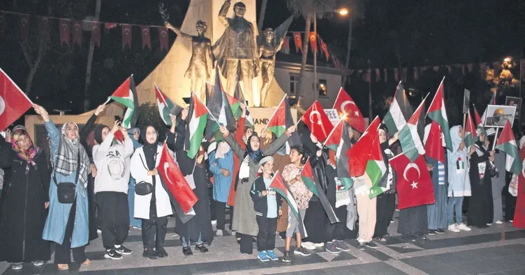 Türk halkı Gazze için ayakta