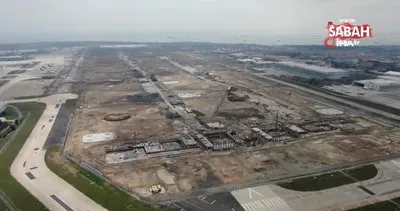 Atatürk Havalimanı Millet Bahçesi’ndeki çalışmalar böyle görüntülendi: Alan binlerce ağaçla kaplandı | Video