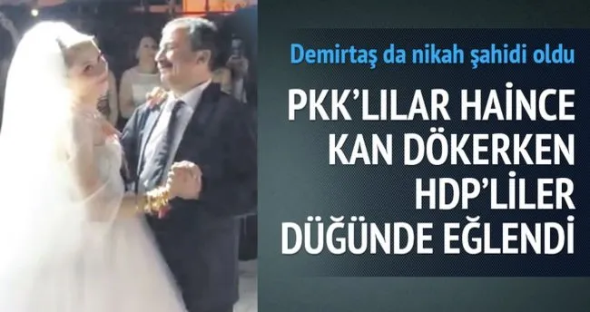 HDP’liler Sırrı Süreyya Önder’in kızının düğününde eğlendi