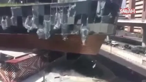 Meksika'da yeni açılan AVM'nin terası çöktü