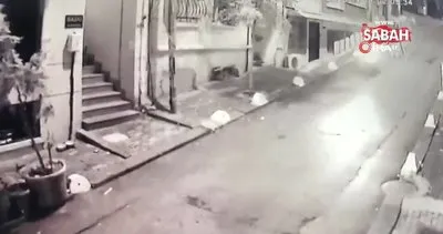 Şişli’de kadının çantasını çalan kapkaççılar kamerada | Video