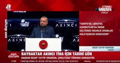 Son Dakika Haberleri: Tarihi anlar! Başkan Erdoğan Akıncı TİHA teslim töreninde ilk imzayı attı | Video
