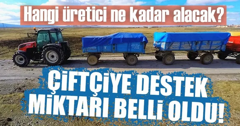 Ciftcilere Odenecek Tarimsal Destekler Belli Oldu Son Dakika Haberler