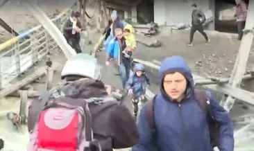 A Haber ekibi Ukrayna’da bombardıman altında kaldı! Panik anları kameralara böyle yansıdı
