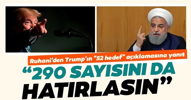 Ruhani’den Trump’a 290 hatırlatması