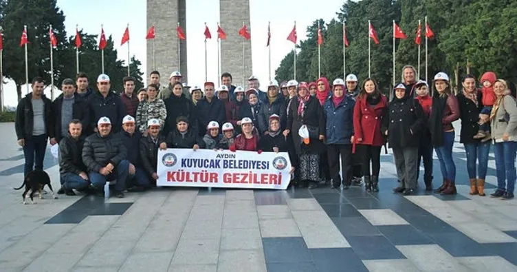 Kuyucak Belediyesi çalışanları Çanakkale’de