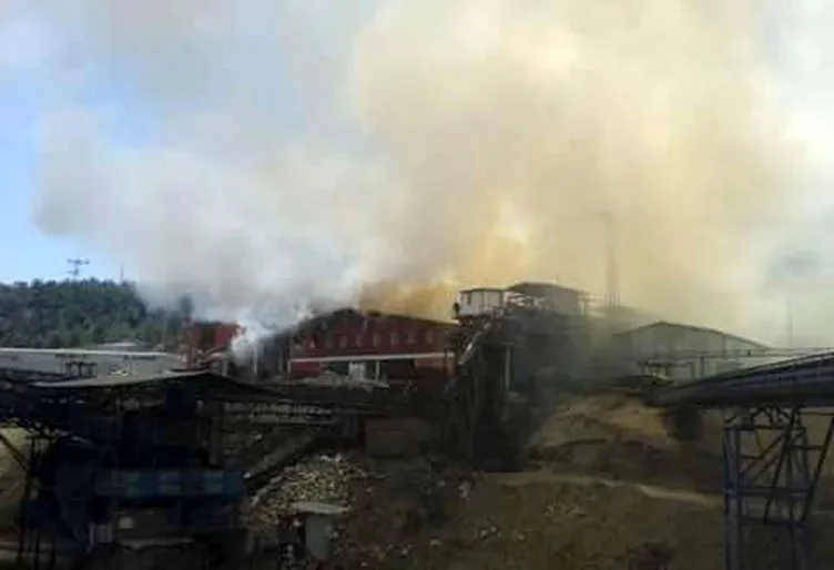 Soma’da maden ocağında yangın
