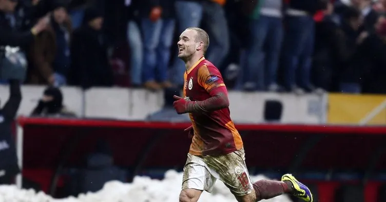 Galatasaray’dan futbolu bırakan Wesley Sneijder’e teşekkür