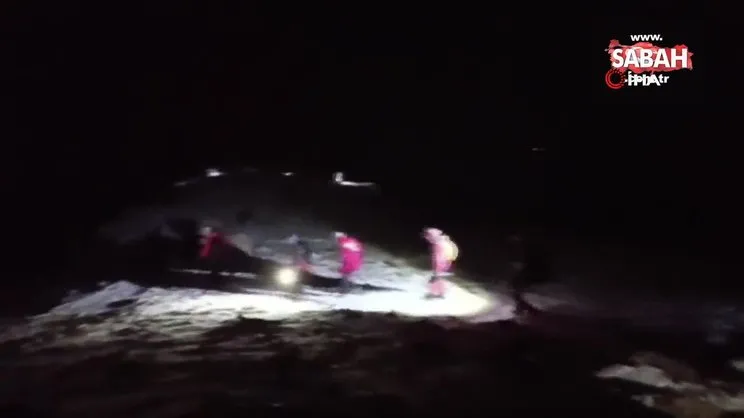 Bingöl’de çığ düştü: Çığ altında kaldığı düşünülen 1 kişi aranıyor | Video
