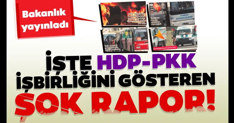 HDP'li belediyelerle PKK'nın işbirliğini gösteren şok rapor ortaya çıktı! Belediye araçlarıyla saldırı düzenlediler