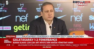 Galatasaray Başkanı Burak Elmas’ Halil Umut Meler’i ve TFF’yi topa tuttu!