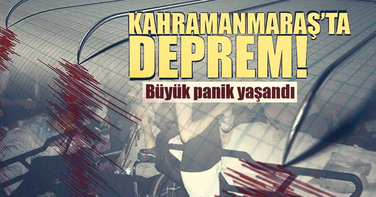 Kahramanmaraş’ta 4,3 büyüklüğünde deprem