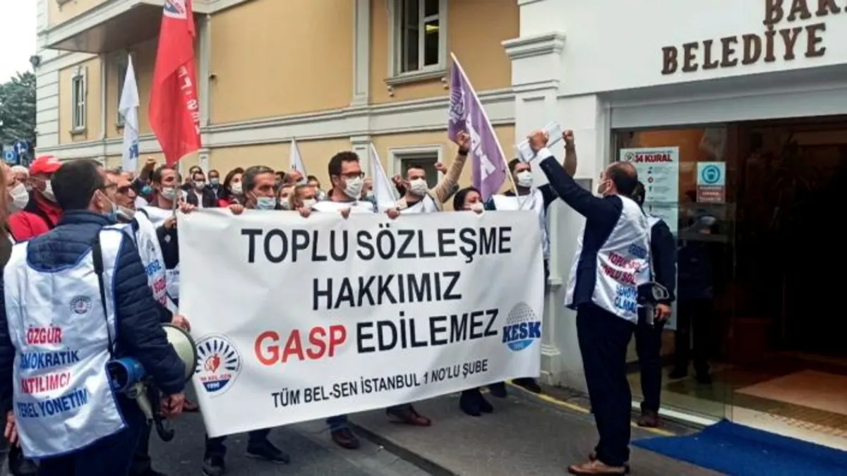 Bakırköy Belediyesi’nde işçilere sendika değişim baskısı Bakırköy Belediyesi’nde işçilere sendika değişim baskısı