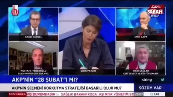 CHP’li Fikri Sağlar'dan Halk TV canlı yayınında skandal başörtüsü açıklaması | Video