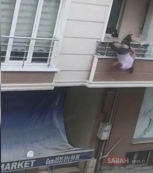 Halkalı’da akrabalarıyla tartışan kişi balkonundan böyle düştü