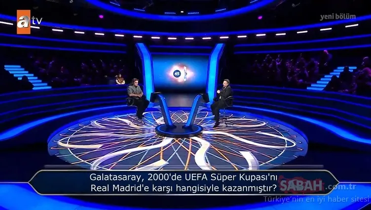 Kim Milyoner Olmak İster’e damga vuran Galatasaray sorusu!