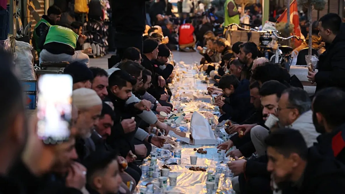 4 bin kişilik kardeşlik sofrası