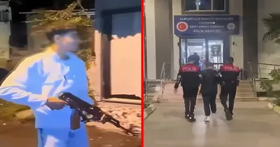 Sokak ortasında kalaşnikofla ateş açan 14 yaşındaki çocuk tutuklandı: Bana ’al sık’ dediler sıktım!